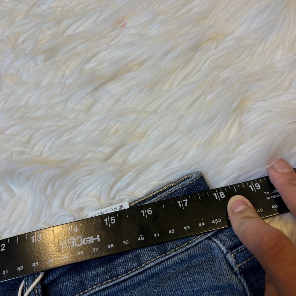 Flamingals Straight Leg Boyfriend Jeans for Women Trendy Mid Rise Wash Stretchy - Picture 8 of 11
